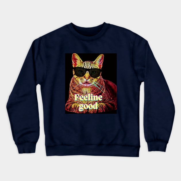 FEELINE GOOD, light background Crewneck Sweatshirt by artbleed